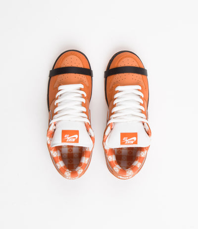 Nike SB x Concepts Dunk Low OG 'Orange Lobster' Shoes - Orange Frost / Electro Orange - White