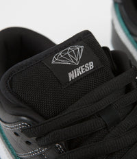 Nike SB x Diamond Dunk Low Pro OG Shoes - Black / Chrome - Black - Tropical Twist thumbnail