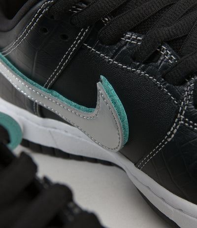 Nike SB x Diamond Dunk Low Pro OG Shoes - Black / Chrome - Black - Tropical Twist
