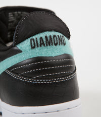 Nike SB x Diamond Dunk Low Pro OG Shoes - Black / Chrome - Black - Tropical Twist thumbnail