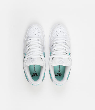 Nike SB x Diamond Dunk Low Pro OG Shoes - White / Chrome - White - Tropical Twist