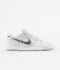 Nike SB x Diamond Dunk Low Pro OG Shoes - White / Chrome Nike SB x Diamond Dunk Low Pro OG Shoes - White / Chrome
