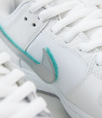 Nike SB x Diamond Dunk Low Pro OG Shoes - White / Chrome - White - Tropical Twist thumbnail