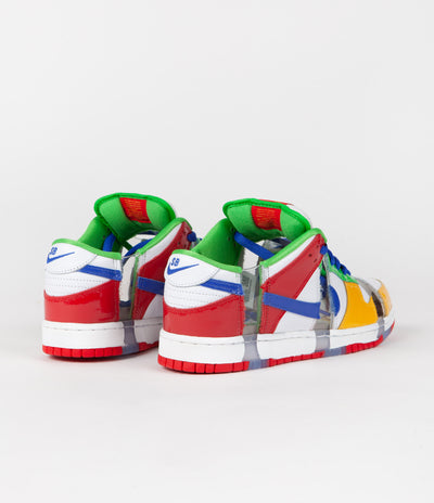 Nike SB Dunk Low OG Sandy Bodecker Shoes - White / Hyper Royal - Mean Green