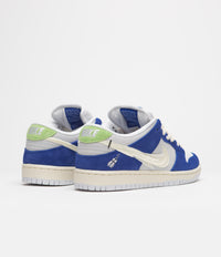 Nike SB x Fly Streetwear Dunk Low Pro Shoes - Game Royal / Sail / Grey Fog thumbnail