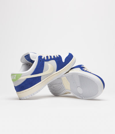 Nike SB x Fly Streetwear Dunk Low Pro Shoes - Game Royal / Sail / Grey Fog