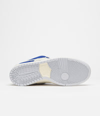 Nike SB x Fly Streetwear Dunk Low Pro Shoes - Game Royal / Sail / Grey Fog thumbnail