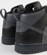 Nike SB x FPAR Dunk High Pro Premium Shoes - Black / Dark Grey - Black thumbnail