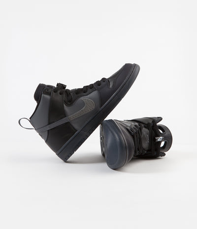 Nike SB x FPAR Dunk High Pro Premium Shoes - Black / Dark Grey - Black