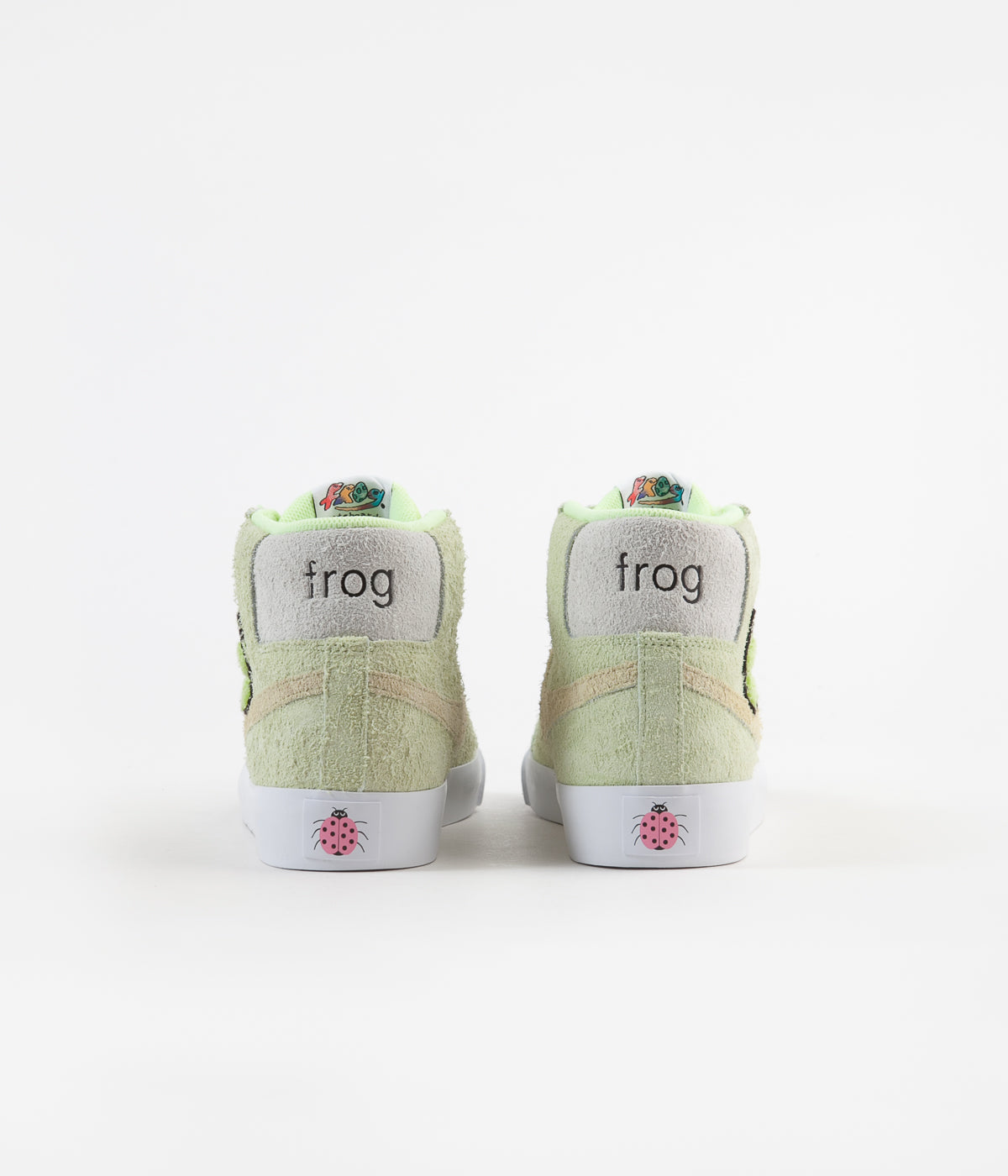 Nike Sb X Frog Skateboards Blazer Mid Shoes - Light Liquid Lime / Lawn |  Releases.Flatspot