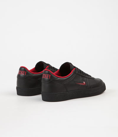 Nike SB x Hockey Killshot 2 QS Shoes - Black / Gym Red / Black
