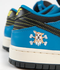 Nike SB x Instant Dunk Low Pro QS 2 Shoes - Blue Hero / Black - Pale Ivory thumbnail