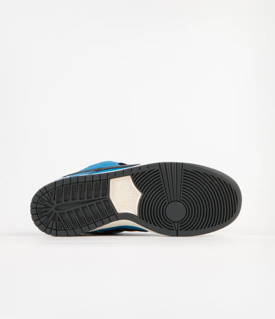 Nike SB x Instant Dunk Low Pro QS 2 Shoes - Blue Hero / Black - Pale Ivory