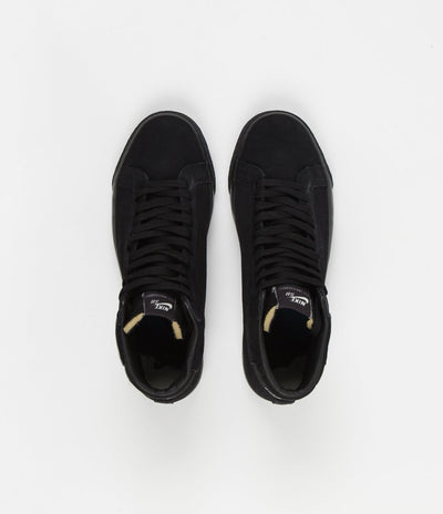 Nike SB x Isle Blazer Mid Shoes - Black / Black - Sail - Blue Void