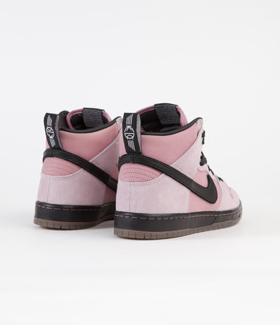 Nike SB x KCDC Dunk High Pro Shoes - Elemental Pink / Black