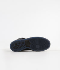 Nike SB x NBA Dunk High Pro 'Black Sheep' Shoes - Black / Black - Dark Grey - Metallic Silver thumbnail