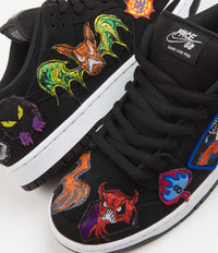 Nike SB x Neckface Dunk Low Pro Shoes - Black / White - Multicolour thumbnail