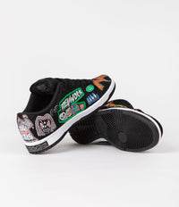 Nike SB x Neckface Dunk Low Pro Shoes - Black / White - Multicolour thumbnail