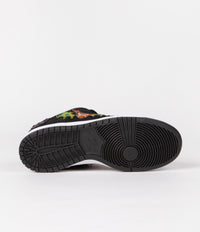 Nike SB x Neckface Dunk Low Pro Shoes - Black / White - Multicolour thumbnail