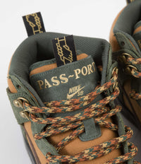 Nike SB x Pass~Port Dunk High Pro Shoes - Carbon Green / Cider - Wheat Gold thumbnail