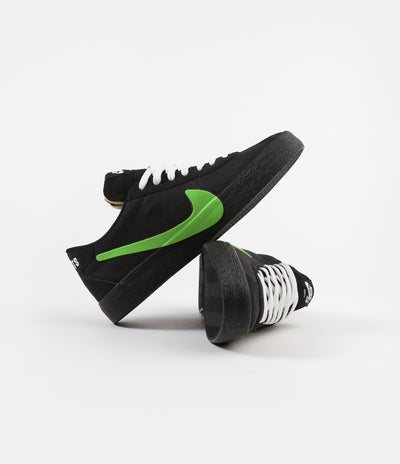 Nike SB x Poets Bruin Shoes - Black / Voltage Green - White