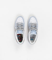 Nike SB x Sean Cliver Dunk Low Preschool Shoes - Psychic Blue / Metallic Gold - White thumbnail
