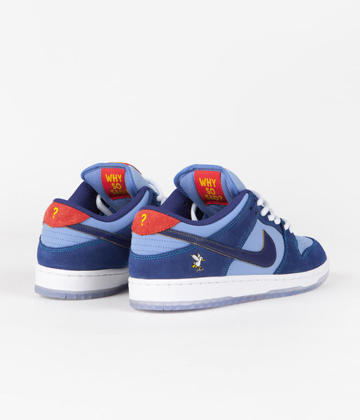 Nike SB x Why So Sad? Dunk Low Premium Shoes - Coastal Blue